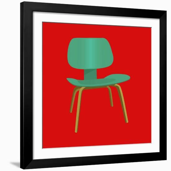 Mid Century Chair II-Sloane Addison ?-Framed Art Print