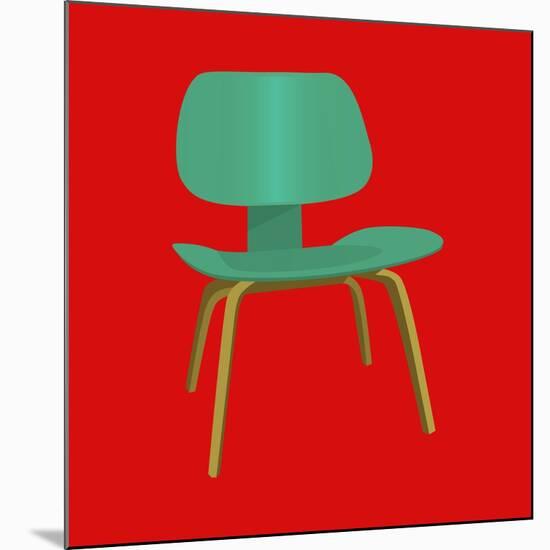 Mid Century Chair II-Sloane Addison ?-Mounted Art Print