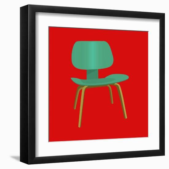 Mid Century Chair II-Sloane Addison ?-Framed Art Print