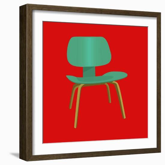 Mid Century Chair II-Sloane Addison ?-Framed Art Print