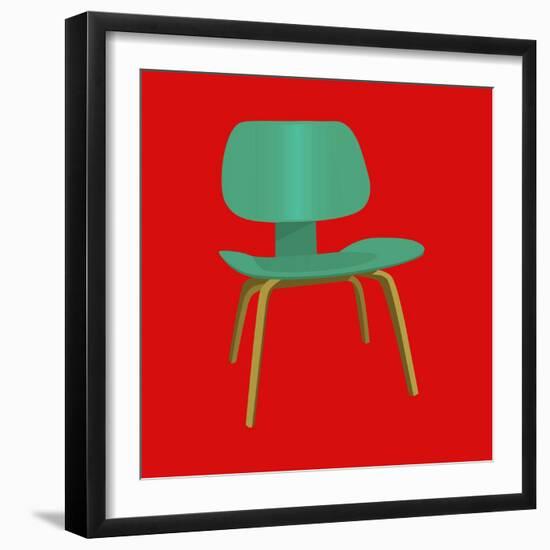 Mid Century Chair II-Sloane Addison ?-Framed Art Print