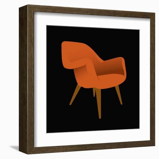 Mid Century Chair II-Sloane Addison ?-Framed Art Print