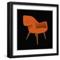 Mid Century Chair II-Sloane Addison ?-Framed Art Print