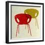 Mid Century Chairs Design II-Anita Nilsson-Framed Art Print