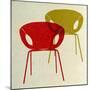 Mid Century Chairs Design II-Anita Nilsson-Mounted Art Print