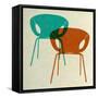 Mid Century Chairs Design III-Anita Nilsson-Framed Stretched Canvas