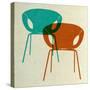 Mid Century Chairs Design III-Anita Nilsson-Stretched Canvas