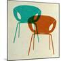 Mid Century Chairs Design III-Anita Nilsson-Mounted Art Print