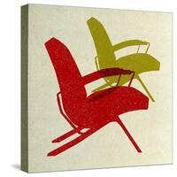 Mid Century Chairs Design-Anita Nilsson-Stretched Canvas