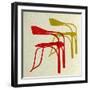 Mid Century Chairs Print II-Anita Nilsson-Framed Art Print