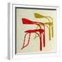 Mid Century Chairs Print II-Anita Nilsson-Framed Art Print