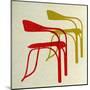 Mid Century Chairs Print II-Anita Nilsson-Mounted Art Print