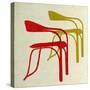 Mid Century Chairs Print II-Anita Nilsson-Stretched Canvas