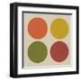 Mid Century Colors I-Eline Isaksen-Framed Art Print