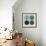 Mid Century Colors II-Eline Isaksen-Framed Art Print displayed on a wall