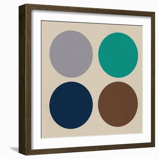 Mid Century Colors II-Eline Isaksen-Framed Art Print