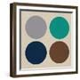 Mid Century Colors II-Eline Isaksen-Framed Art Print