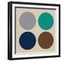 Mid Century Colors II-Eline Isaksen-Framed Art Print