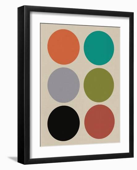 Mid Century Colors IV-Eline Isaksen-Framed Art Print