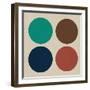 Mid Century Colors-Eline Isaksen-Framed Art Print