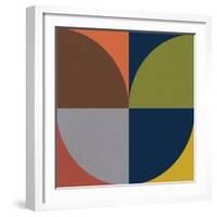 Mid Century Decorative Geometry III-Eline Isaksen-Framed Art Print