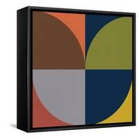 Mid Century Decorative Geometry III-Eline Isaksen-Framed Stretched Canvas