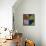 Mid Century Decorative Geometry III-Eline Isaksen-Framed Stretched Canvas displayed on a wall