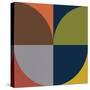 Mid Century Decorative Geometry III-Eline Isaksen-Stretched Canvas