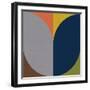 Mid Century Decorative Geometry IV-Eline Isaksen-Framed Art Print