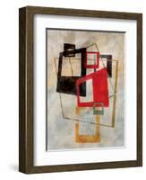 Mid-Century Elements 1-Sara Abbott-Framed Art Print