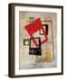 Mid-Century Elements 2-Sara Abbott-Framed Art Print