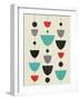 Mid Century Floating Ornament II-Eline Isaksen-Framed Art Print