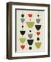 Mid Century Floating Ornament IV-Eline Isaksen-Framed Art Print