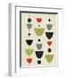 Mid Century Floating Ornament IV-Eline Isaksen-Framed Art Print