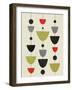 Mid Century Floating Ornament IV-Eline Isaksen-Framed Art Print