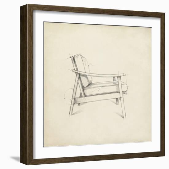 Mid Century Furniture Design III-Ethan Harper-Framed Art Print