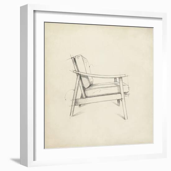 Mid Century Furniture Design III-Ethan Harper-Framed Art Print