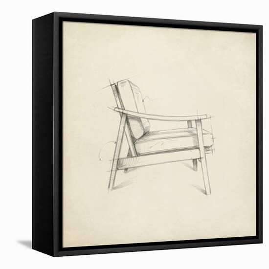 Mid Century Furniture Design III-Ethan Harper-Framed Stretched Canvas