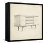 Mid Century Furniture Design V-Ethan Harper-Framed Stretched Canvas