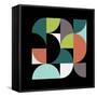 Mid Century Geometric Collage III-Eline Isaksen-Framed Stretched Canvas