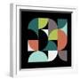 Mid Century Geometric Collage III-Eline Isaksen-Framed Art Print