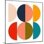 Mid Century Geometric Color Play 1-Ana Rut Bre-Mounted Photographic Print