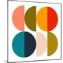 Mid Century Geometric Color Play 2-Ana Rut Bre-Mounted Photographic Print