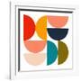 Mid Century Geometric Color Play 4-Ana Rut Bre-Framed Photographic Print