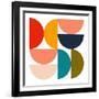 Mid Century Geometric Color Play 4-Ana Rut Bre-Framed Photographic Print