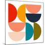 Mid Century Geometric Color Play 4-Ana Rut Bre-Mounted Photographic Print