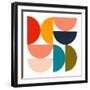 Mid Century Geometric Color Play 4-Ana Rut Bre-Framed Photographic Print