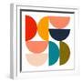Mid Century Geometric Color Play 4-Ana Rut Bre-Framed Photographic Print