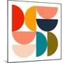 Mid Century Geometric Color Play 4-Ana Rut Bre-Mounted Photographic Print