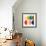 Mid Century Geometric Color Play-Ana Rut Bre-Framed Photographic Print displayed on a wall